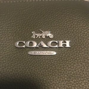 Coach NWOT Moss Green Leather Carryall